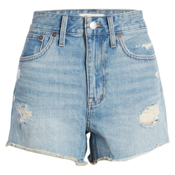 Madewell Relaxed Denim Shorts in Renfield Wash Size W 24 NWT - Picture 1 of 12
